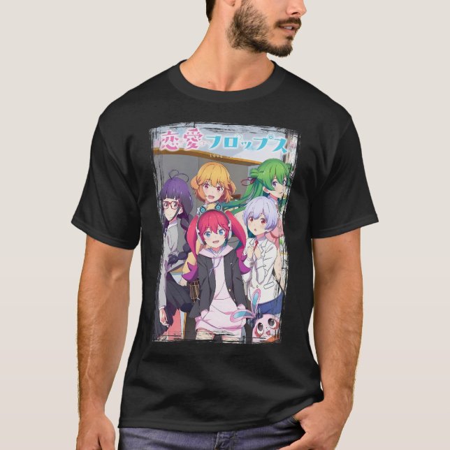Camiseta Love Flops - Anime Kawaii (Frente)