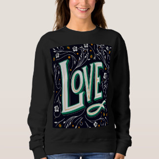 Camiseta Love Floral Script