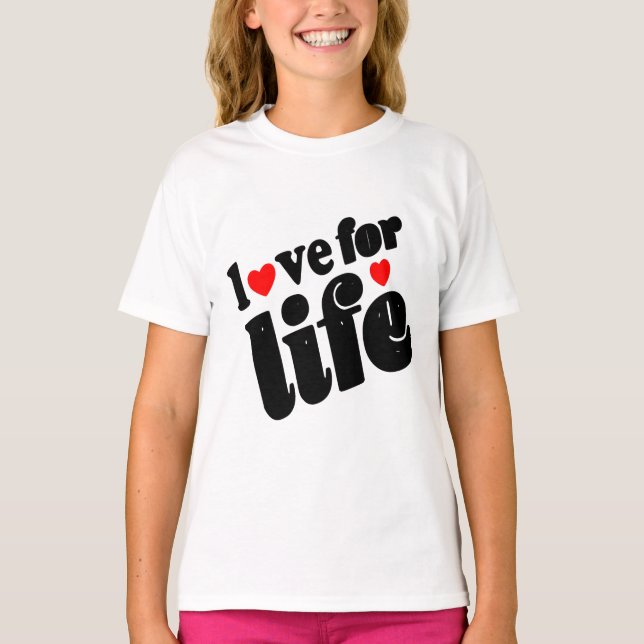 Camiseta love for life (Frente)