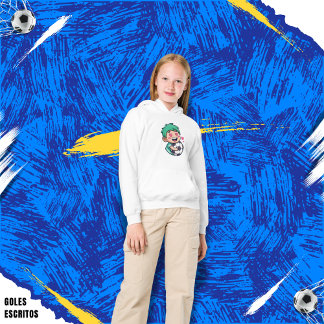 Camiseta Love for soccer kawaii anime design