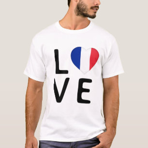 Camiseta Love - France Flag