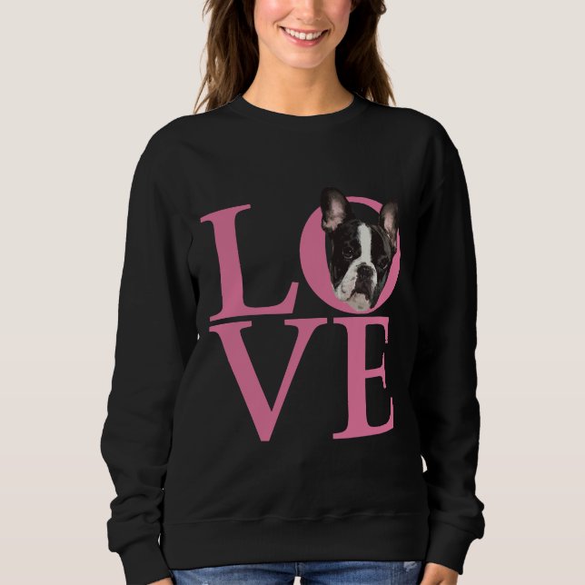 Camiseta Love French Bulldog Frenchie 97 (Frente)