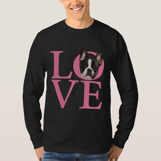 Camiseta Love French Bulldog Frenchie 97 (Frente)