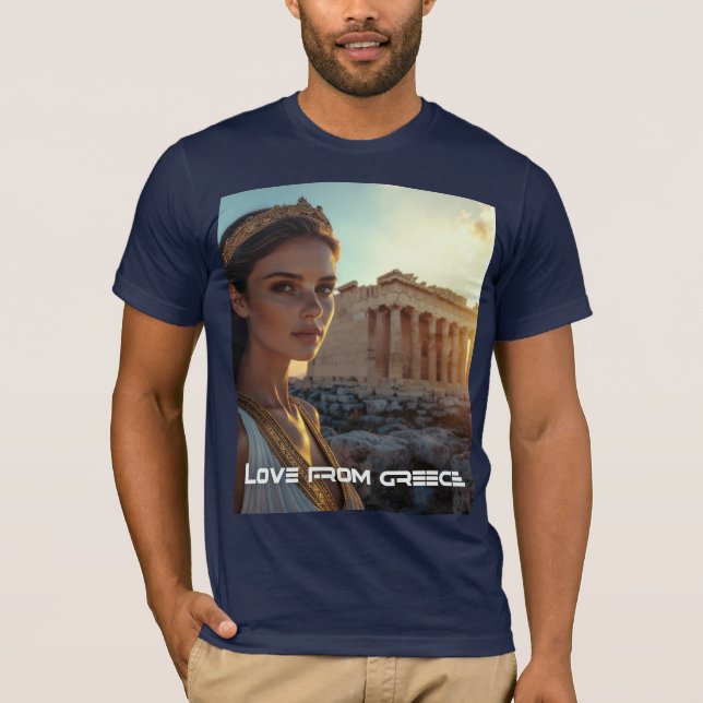 CAMISETA LOVE FROM GREECE (Frente)