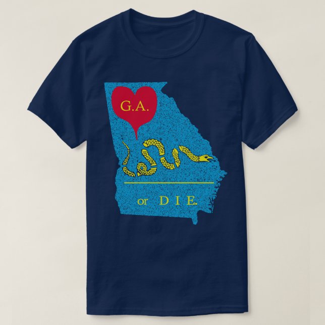 Camiseta Love Georgia ou Die (Frente do Design)