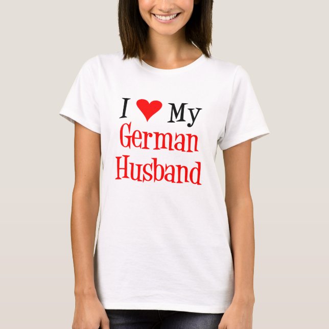 Camiseta Love German Husband (Frente)