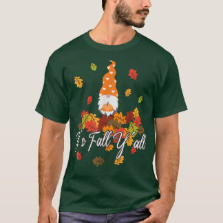 Camiseta Love Gnome Ação de Graças Feliz outono Fall Yall 6