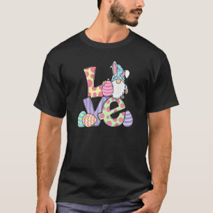Camiseta Love Gnome Bunny Pastel Primavera Hunt Eggs Coelho