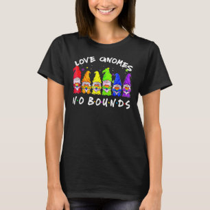 Camiseta Love Gnomos No Bounds Lgbt Community Lgbt Awarenes