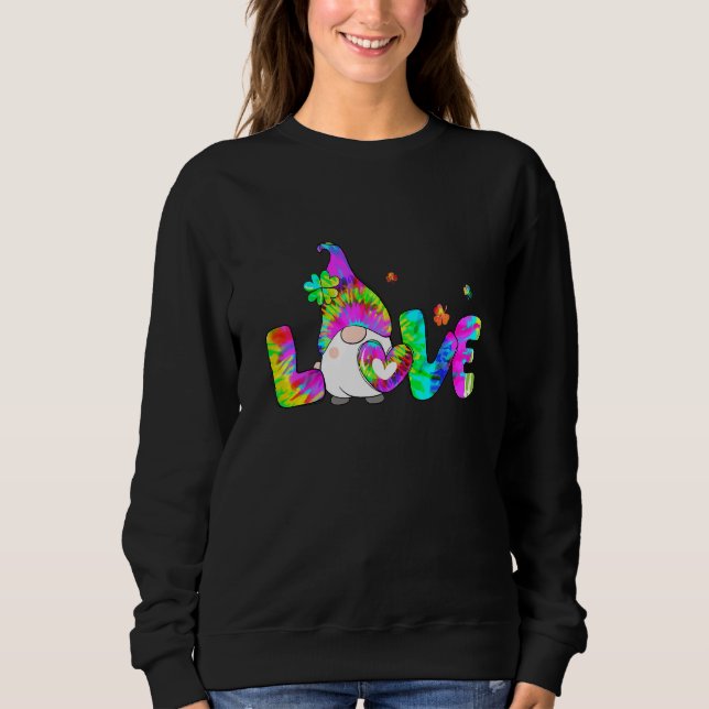 Camiseta Love Gnomos Tie Dye Shamrock (Frente)