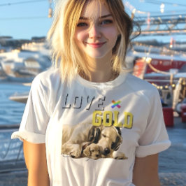 Camiseta LOVE × GOLDEN RETRIEVER - Custom 