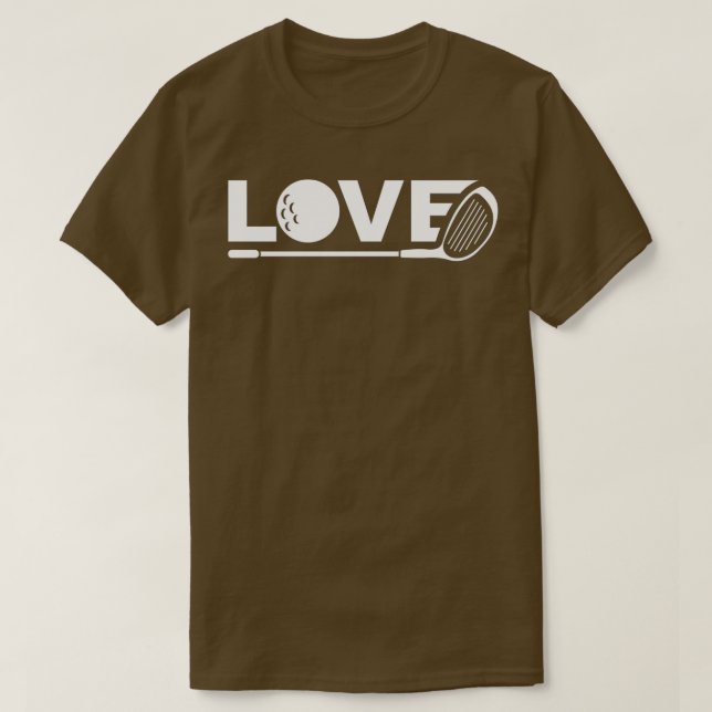 Camiseta Love Golf Ball (Frente do Design)