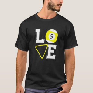 Camiseta Love Graphic Piscina Billard Snooker Billard Cue 8
