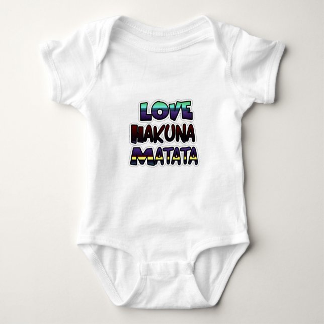Camiseta Love Hakuna Matata Gifts (Frente)