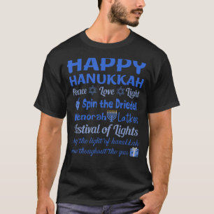 Camiseta Love Hanukkah Shirt Jeway Dreidel