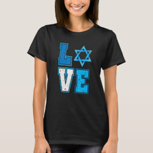Camiseta Love Hanukkah Star De David Happy Chanukkah Costum