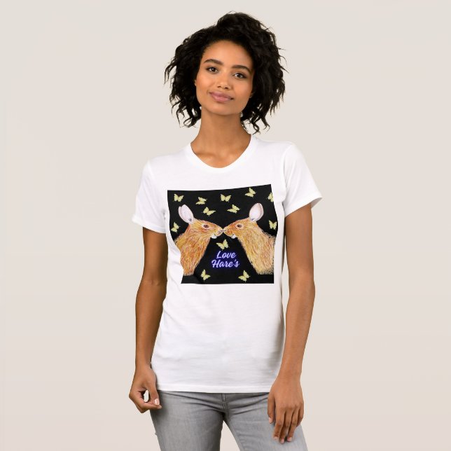 Camiseta Love Hares Shirt (Frente Completa)