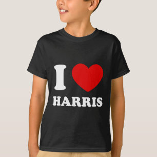 Camiseta Love Harris I Heart Harris Funny First Name Harris