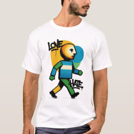 Camiseta Love Hate Graphic