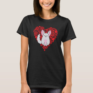 Camiseta Love Heart Rosas Chinchilla Boys K