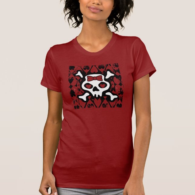 Camiseta Love Heart Skull (Frente)