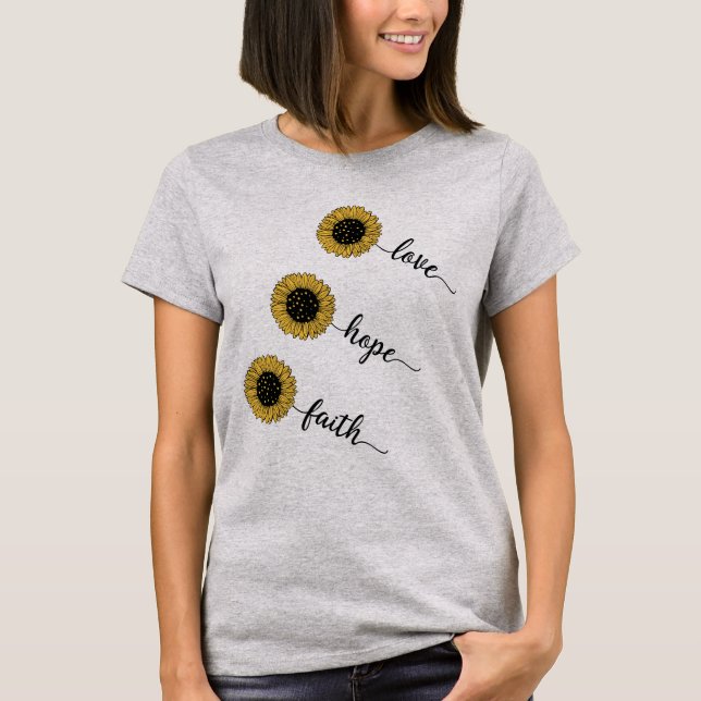 Camiseta Love Hope Faith (Frente)