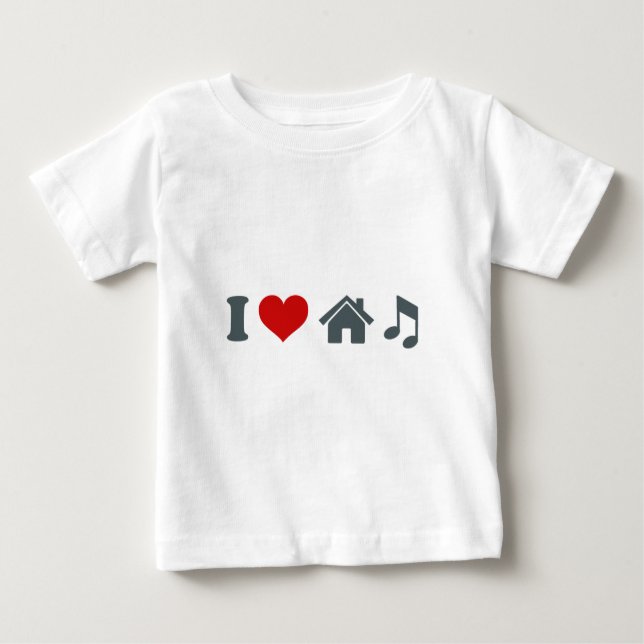 Camiseta Love House Music (Frente)
