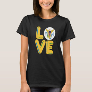 Camiseta LOVE Ilhas Virgens