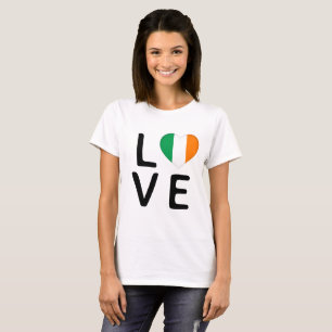 Camiseta Love - Ireland Flag