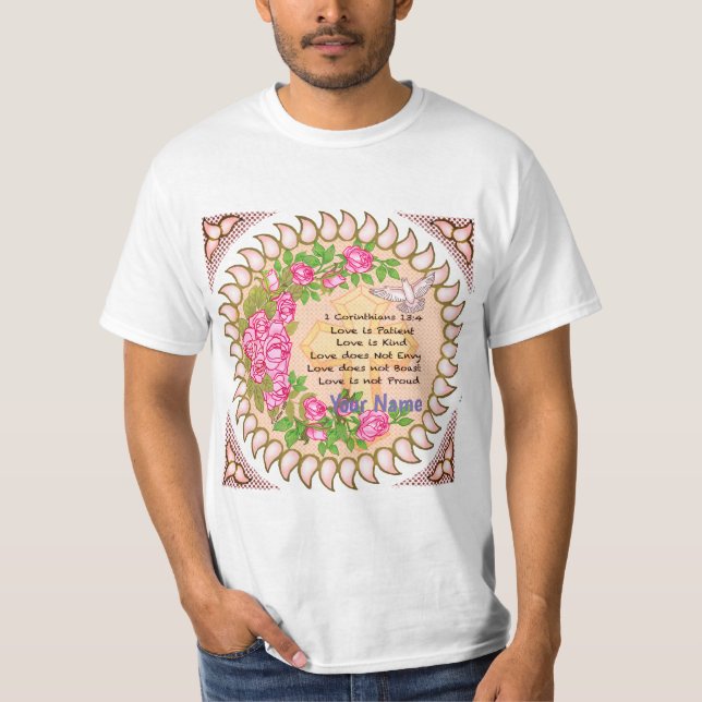 Camiseta Love is Patient  (Frente)