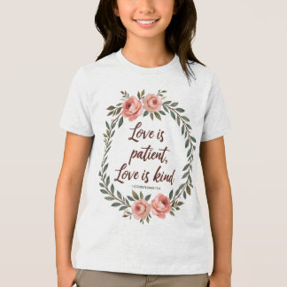 Camiseta Love Is Patient, Love Is Kind Bible Tee 