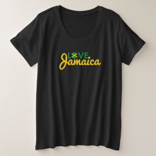 Camiseta Love Jamaica Flag