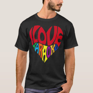 Camiseta Love Karaoke dá festas engraçadas cantando present