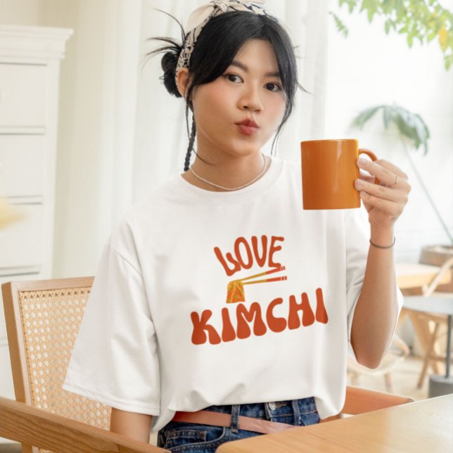 Camiseta Love Kimchi (Criador carregado)