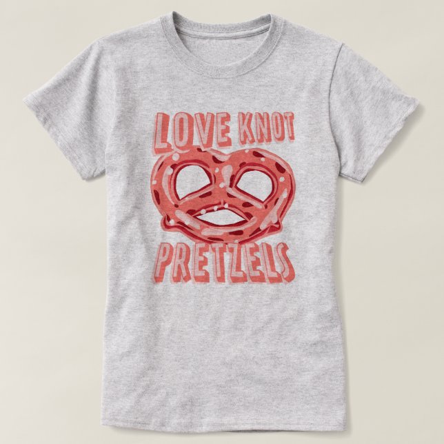 Camiseta Love Knot Pretzel (Frente do Design)