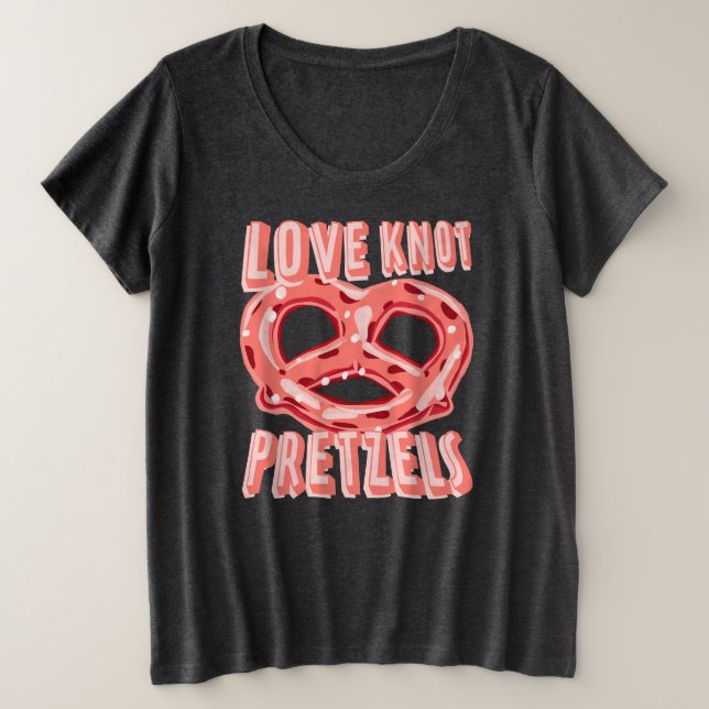 Camiseta Love Knot Pretzel (Frente do Design)