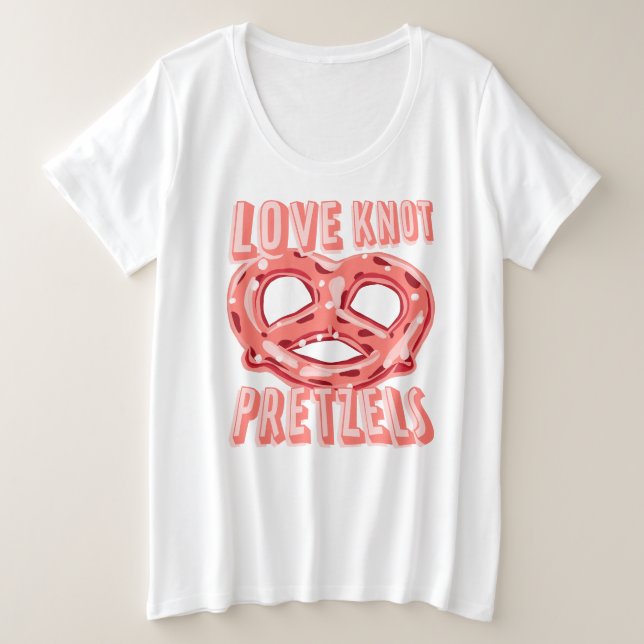 Camiseta Love Knot Pretzel (Frente do Design)