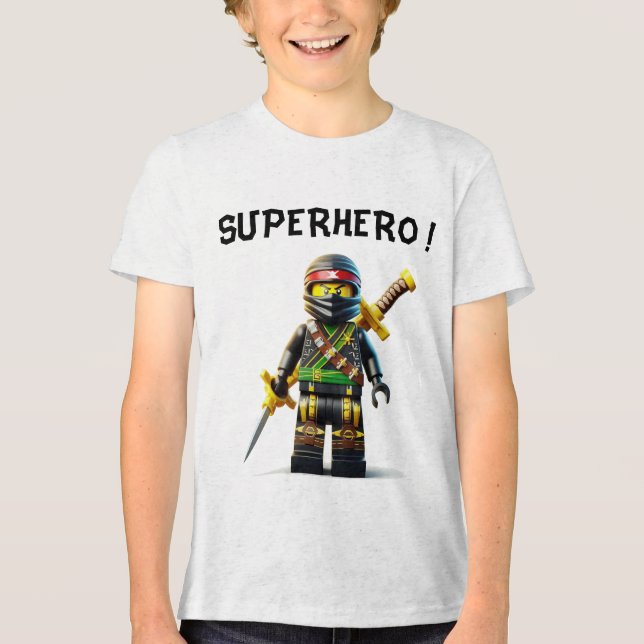 Camiseta Love Lego Ninjas Builder Love (Frente)
