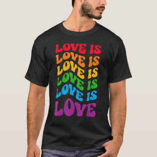 Camiseta Love Lgbtq Pride Rainbow Graphic Parade March Fest