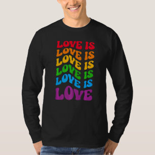 Camiseta Love Lgbtq Pride Rainbow Graphic Parade March Fest