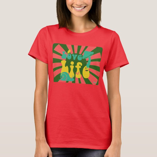 Camiseta Love Life Shirt (Frente)