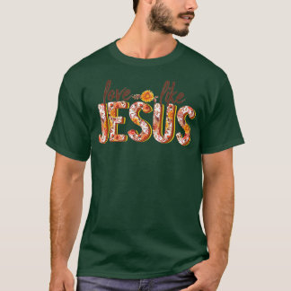 Camiseta Love Like Jesus Fall Floral