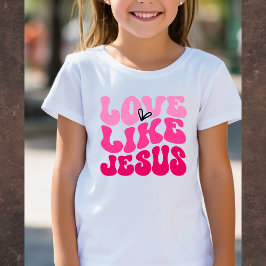 Camiseta Love Like Jesus Valentine's Tee