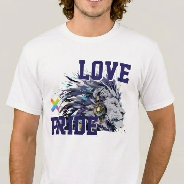Camiseta LOVE × LION Ver. B - Custom (Criador carregado)