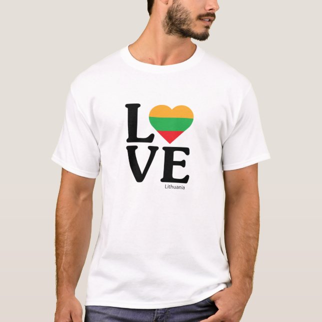 Camiseta Love Lituânia (Frente)