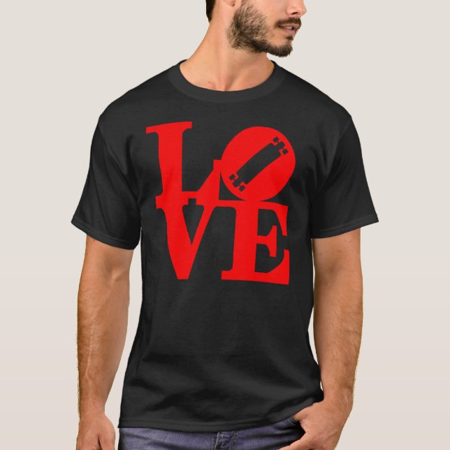 Camiseta love_longboard_red (Frente)