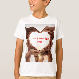 Camiseta love looks like this