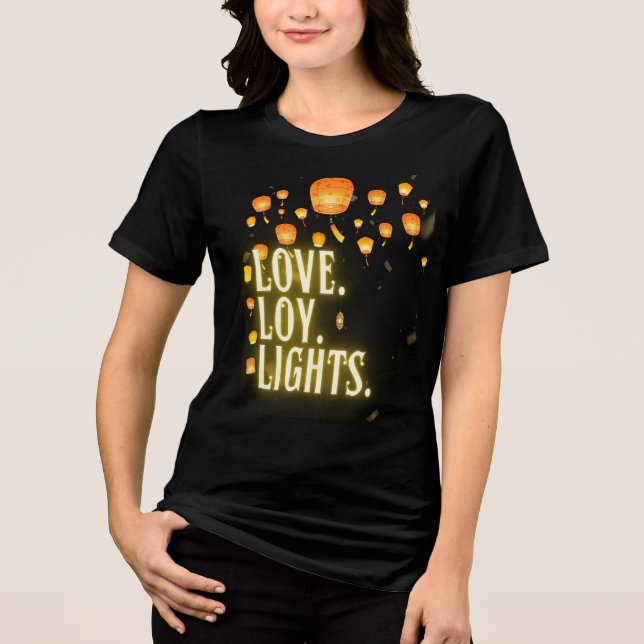 Camiseta Love Loy Lights - Women's Printed (Frente)