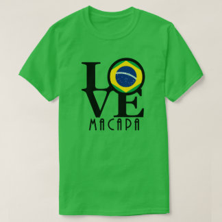 Camiseta LOVE Macapa (impressão frontal)