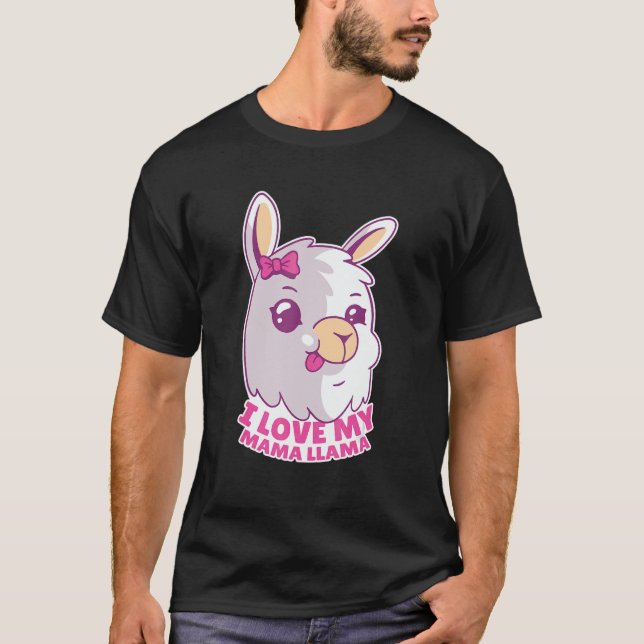 Camiseta Love mama Llama (Frente)